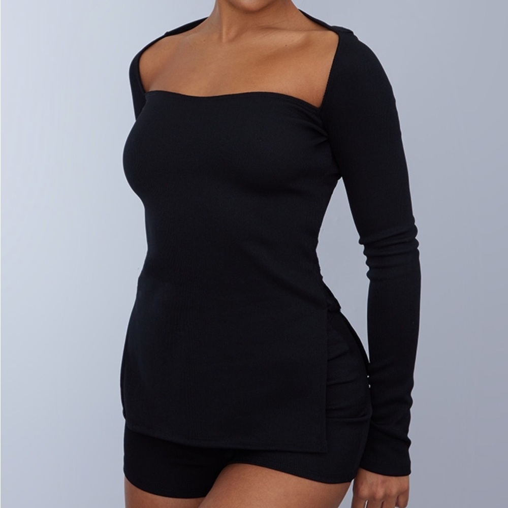 Black Two Piece Set - Picture 3 of 10